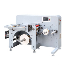 Automatic High precision high speed roll to roll label paper adhesive sticker slitting machine with turret rewind